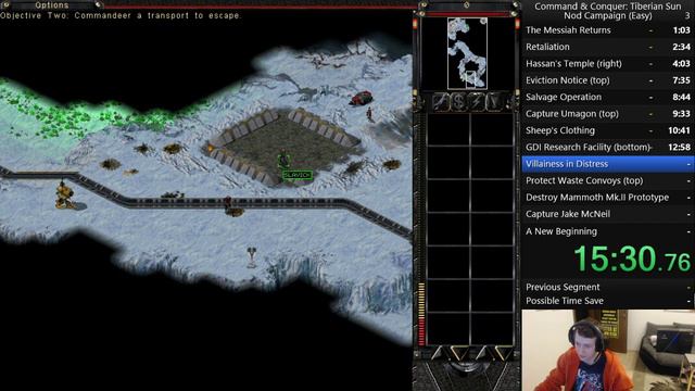 C&C Tiberian Sun Nod Campaign Speedrun 30:55 RTA смотреть онлайн