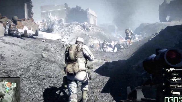 прохождение Battlefield Bad company 2. Часть 3. Снежная слепота смотреть онлайн
