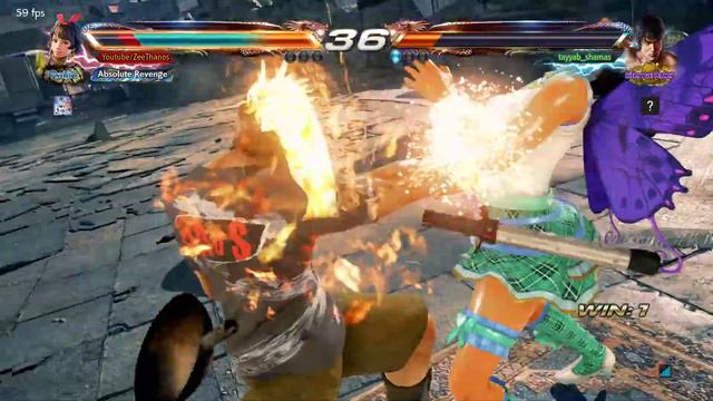 Tekken 7 | ZeeThanos (Josie) VS tayyab_shamas (Law) |Rank Match| смотреть онлайн