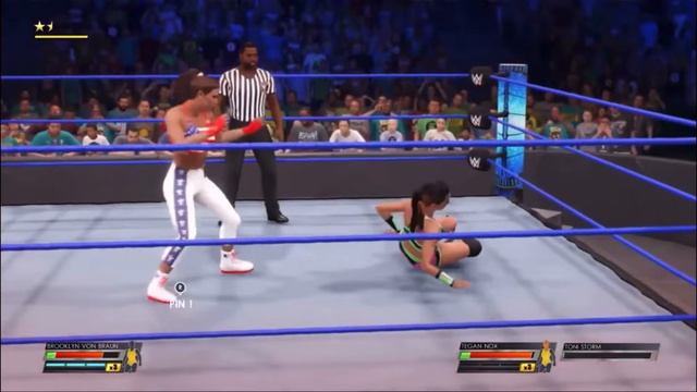 WWE2K22 TEGAN NOX(W/TONI STORM) VS BROOKLYN VON BRAUN смотреть онлайн