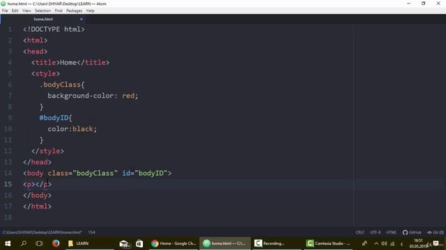 34. class and id in html كلاس و ايدي смотреть онлайн