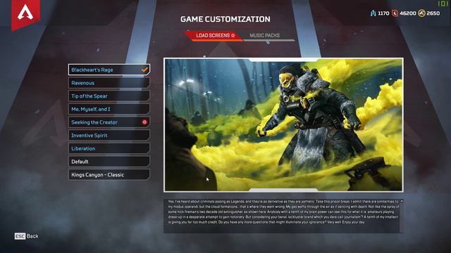 Apex Legends - Bug when selecting new loading screen смотреть онлайн