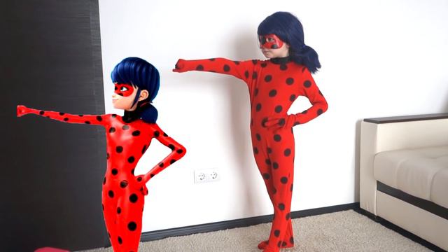 ЛЕДИ БАГ ЧЕЛЛЕНДЖ Сделай Как ЛЕДИ БАГ в костюме ЛЕДИ БАГ