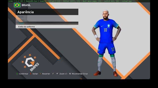 BRASIL 2022 - FULL KITPACK + FONTPACK - PES2021 смотреть онлайн