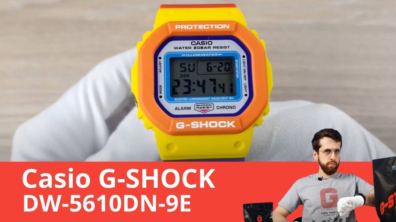 Самые Яркие G-SHOCK / Casio DW-5610DN-9E