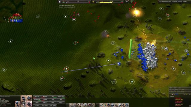 Beyond All Reason Gameplay 1v6 Barbarian AI | Winning/Game Crashed