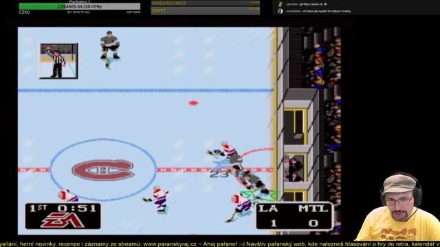 Stroj času – Retro: NHL '94 / NHL Hockey | 1993 – Sega CD + SMD/SNES/PC | Gameplay | CZ 1440p60 смотреть онлайн