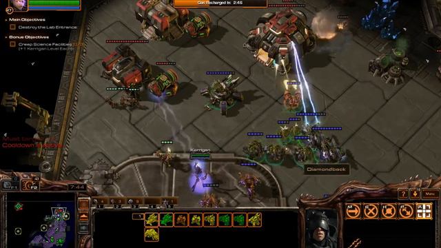 Starcraft 2 heart of the Swarm Campaign playthrough Mission 17 [Infested] смотреть онлайн