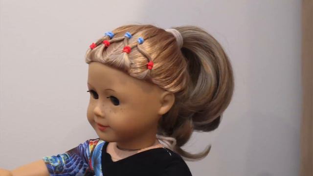 Amber's Gymnastics Beam & Bars routines AGSM american girl doll stop motion | White Fox Stopmotion смотреть онлайн