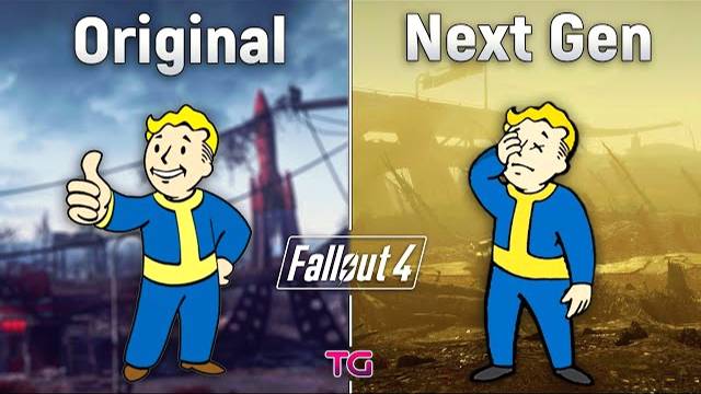 Fallout 4 Next-Gen Update vs Original - Comparison смотреть онлайн