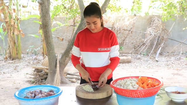 The last season of white radish in my village / White radish cooking with pork ribs смотреть онлайн