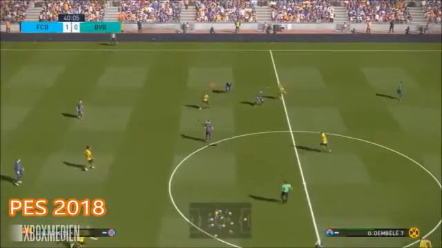 مقارنة شاملة بين بيس 2018 وفيفا 2018 واحكم بنفسك (FIFA 18 VS Pes 2018)✔✔ смотреть онлайн