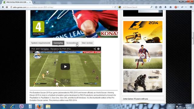 PES 2015 - how to download free смотреть онлайн