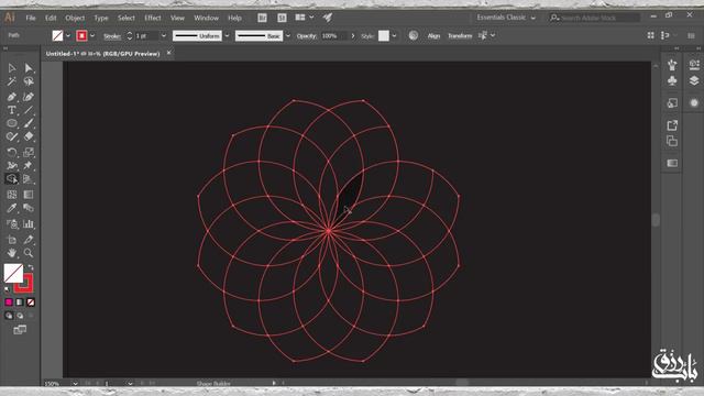 26.Shape Builder Tool in Adobe Illustrator اداة الشيب بيلدر فى برنامج اليستريتور смотреть онлайн