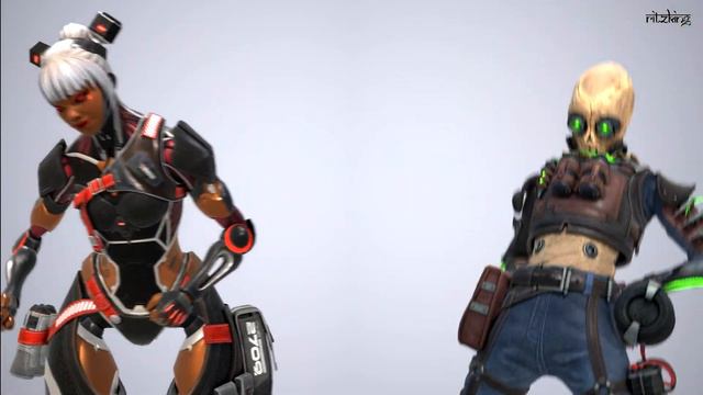 *NEW* Octane and Lifeline Interactions - Apex Legends Season 19 смотреть онлайн
