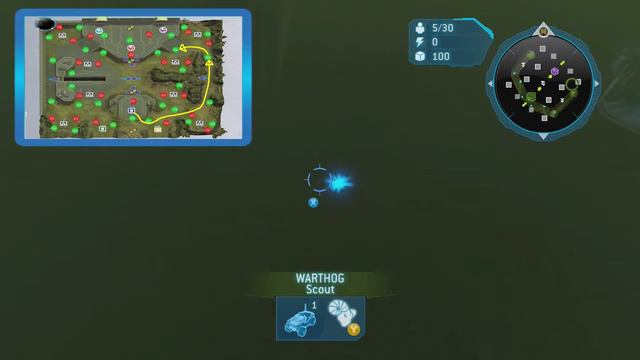 Crate Tutorial on Fort Deen (Halo Wars) смотреть онлайн
