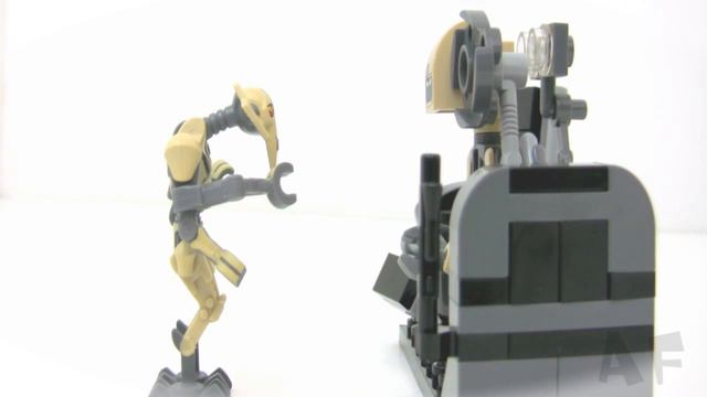 General GRIEVOUS STARFIGHTER - Lego Star Wars Clone Wars Stop Motion Review Set 8095 смотреть онлайн