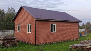 Обшивка дома металлическим сайдингом. Вторая часть.