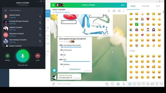 SAINS KSSM TINGKATAN 4: Nukleus, Kromosom, DNA dan Gen смотреть онлайн