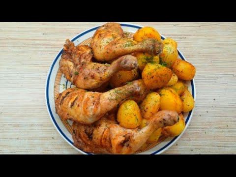 Курица с Картошкой на Ужин в Духовке! Как же это вкусно! смотреть онлайн