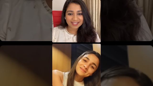 Shreya Ghoshal Live With Alia Bhatt on Instagram #GanguBaiKathiawadi смотреть онлайн