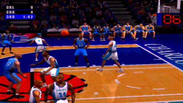 NBA Live 2001 Gameplay Charlotte Hornets vs Orlando Magic смотреть онлайн