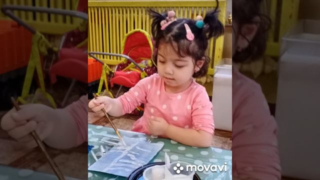 Рисование Деревья в снегу смотреть онлайн