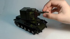 Танк КВ-2 Lego. Обзор