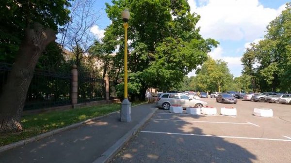 Walk around MSU - Moscow State University "M.V. Lomonosov"