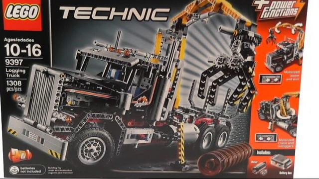 Lego Technic Logging Truck #9397 смотреть онлайн