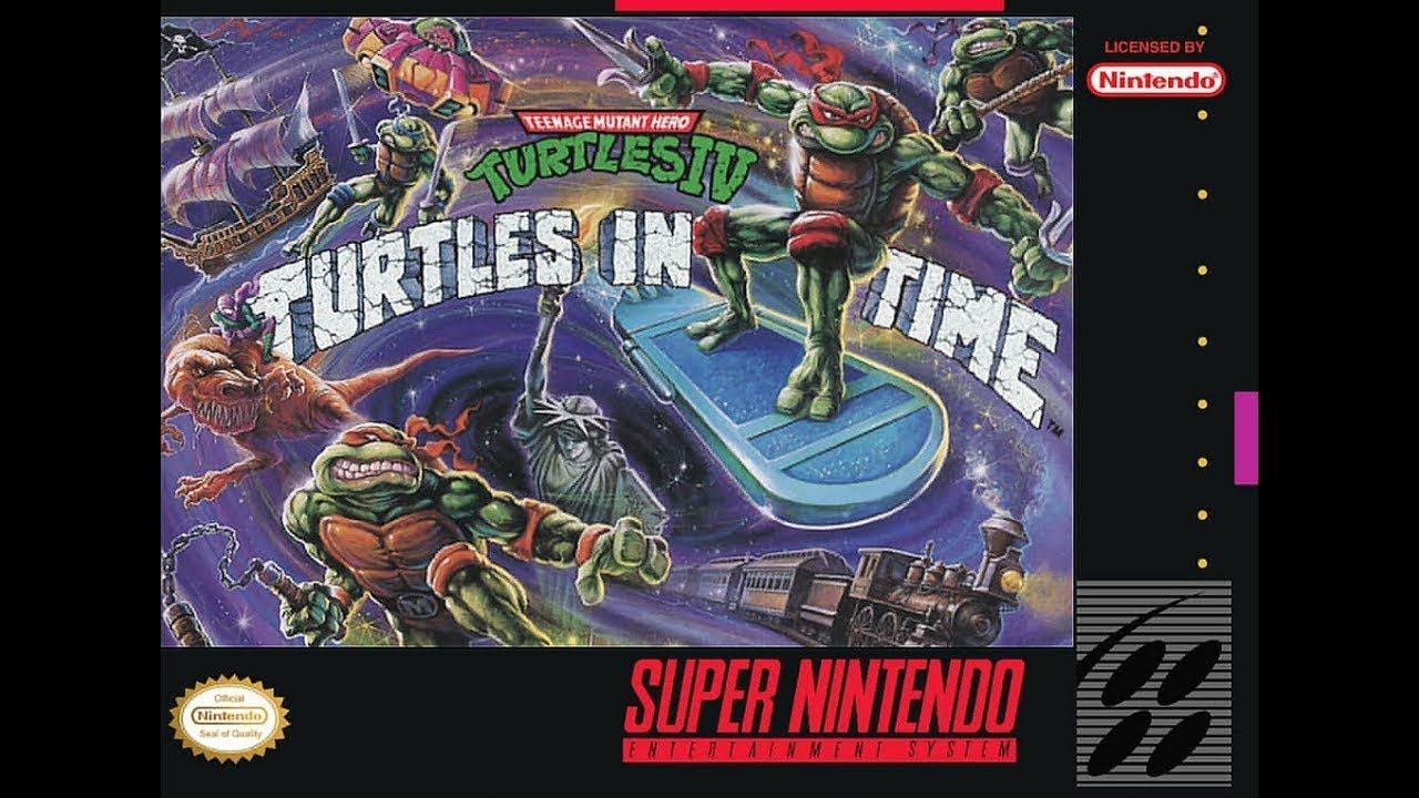 Teenage Mutant Ninja Turtles IV: Turtles In Time. Snes. Прохождение.