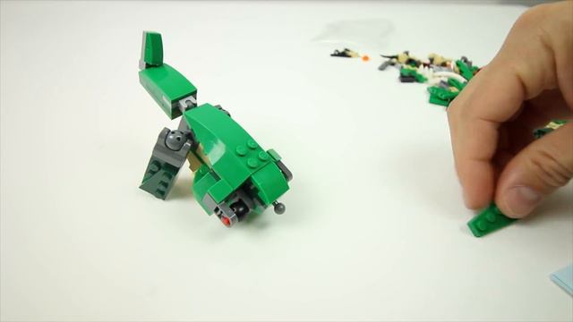 Lego Triceratops Speed Build! Lego Creator Mighty Dinosaurs Unbox and Build смотреть онлайн