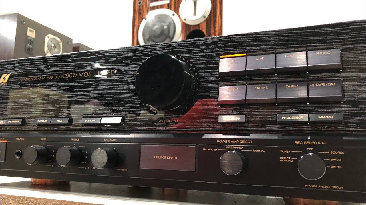 Sansui 907 Mos Limited & Pioneer s-9500 after restoration смотреть онлайн
