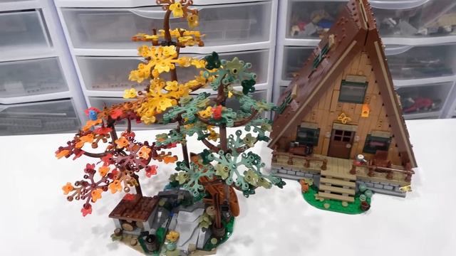 LEGO A-Frame Cabin Detailed Review! A Beauty! смотреть онлайн