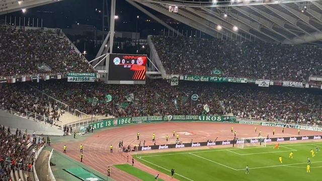Παναθηναϊκός-Βιγιαρεάλ 2-0 ΓΚΟΛ του Ιωαννίδη από την κερκίδα - Πράσινε Θεέ Παναθηναϊκέ #football смотреть онлайн