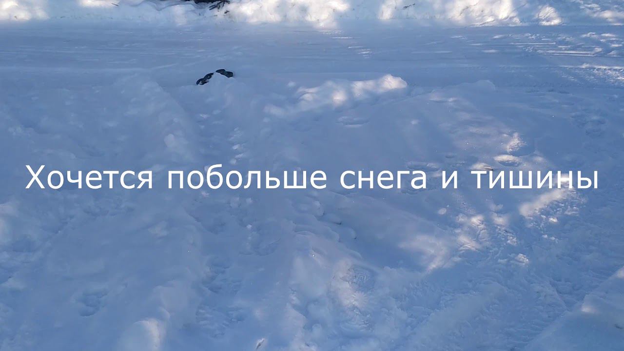 Зима в СНТ Юбилейное Ручьи.ДОРОГИ смотреть онлайн