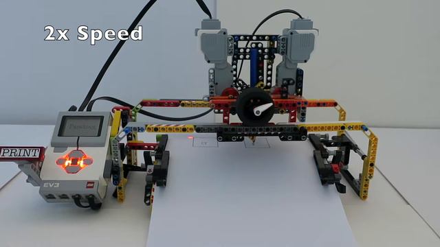 Lego Mindstorms EV3 Printer - Working смотреть онлайн