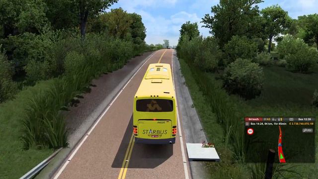Euro truck simulator 2 v1.45 Mod Comil Campione O-400RSD смотреть онлайн