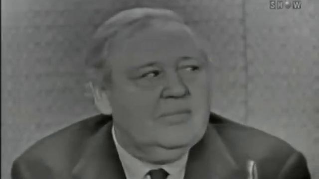 What's My Line? - Charles Laughton; Martin Gabel [panel] (Feb 21, 1960) смотреть онлайн