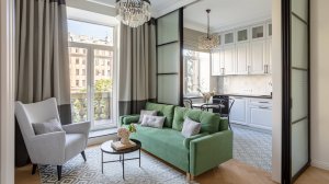 Дизайнерский ремонт в Сталинке на Петроградке.