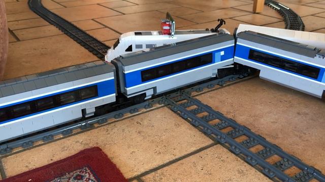 LEGO ICE 2 and TGV high speed 90° crossing crash 2.0 смотреть онлайн