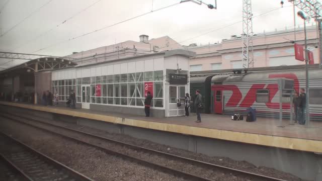 Москва. Моско́вская , Нижегородская область вид из окна поезда смотреть онлайн