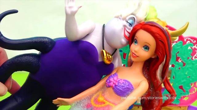 Disney Princess Ariel Stories with Cruise Ship | Toys and Dolls for Kids | The Little Mermaid смотреть онлайн