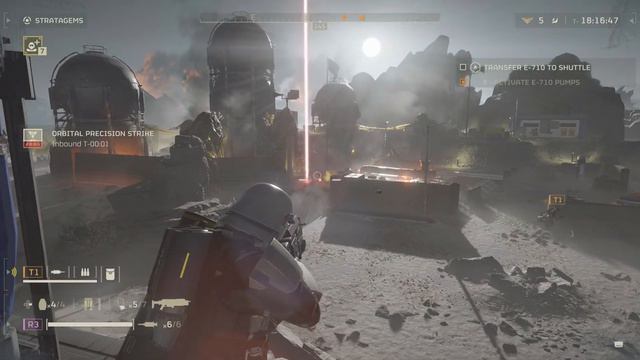 HELLDIVERS 2 orbital strike смотреть онлайн
