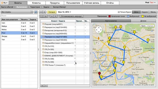 Программа для торговых представителей и мерчендайзеров. www.visitbasis.com. Оптимизация маршрутов. смотреть онлайн