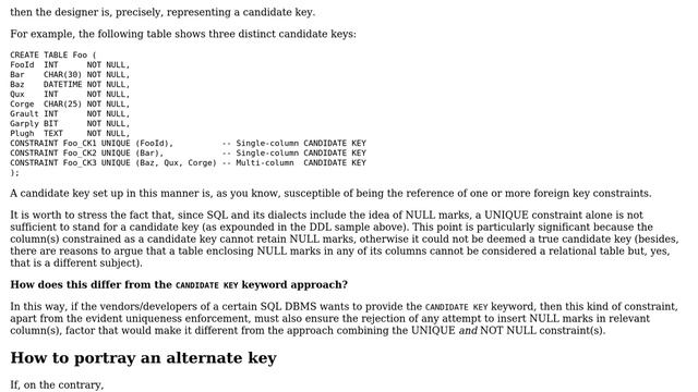 Databases: Does the concept of candidate key exist only in theory? (2 Solutions!!) смотреть онлайн