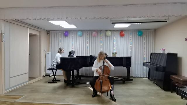 Л. Бетховен "Песня" , исп. Суслова Анастасия и Долгова Н. А. (иллюстратор). 24.04.2024 смотреть онлайн