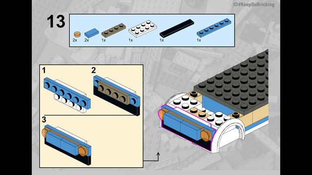 Free LEGO Instructions For Custom CITY 60283 Alternative Model #LEGOCity #LEGOmoc #LEGOinstructions