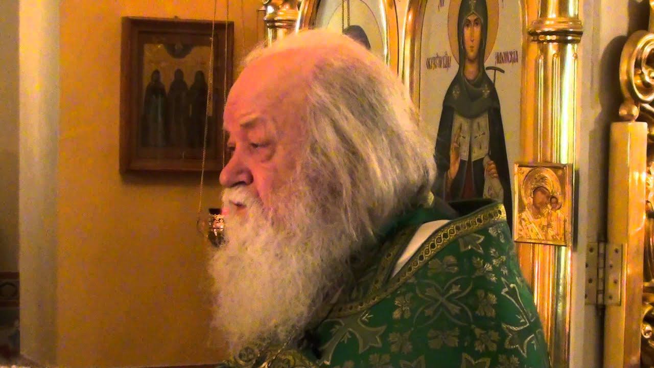 Проповедь о. Валериана Кречетова 31.05.15 смотреть онлайн