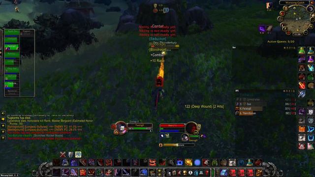 WoW Classic fury warrior Warsong Gulch pug vs partial premade 6 смотреть онлайн
